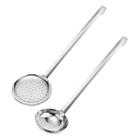 Kit Espumadeira e Concha Profissional Aço Inox 50cm Weck