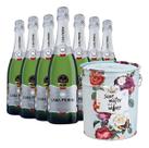 Kit Espumante Casa Perini Moscatel 07 Garrafas Balde Kit Espumante Casa Perini Moscatel 07 Garrafas Balde
