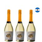 Kit Espumantes Argentino Intrigo Moscato 3 garrafas