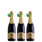 Kit Espumantes Brasileiros San Diego Brut Branco 3 garrafas
