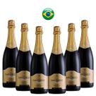 Kit Espumantes Brasileiros San Diego Brut Branco 6 garrafas