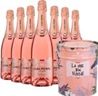Kit Espumantes Casa Perini Brut Rose 07 Garrafas + Balde