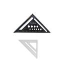 KIT ESQUADRO ALUMINIO 7" e 18CM TRIANGULAR PARABONI