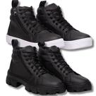 Kit Essencial: Bota Feminina Preta + Coturno Feminino Preto.