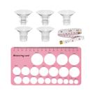 Kit Essencial De Flanges (5 Peças) 13-21mm Compatível Com a Maioria Das Bombas De Leite Materno Kit Essencial De Flanges (5 Peças) 13-21mm Compatível Com a Maioria Das Bombas De Leite Materno