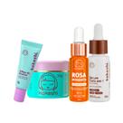 Kit Essencial Kokeshi Sérum Tudo em 1 Creme Pele de Porcelana Olhos de Gueixa Óleo de Rosa Mosqueta Kit Essencial Kokeshi Sérum Tudo em 1 Creme Pele de Porcelana Olhos de Gueixa Óleo de Rosa Mosqueta