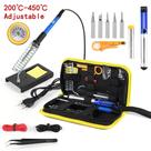Kit Estação De Solda Elétrico Portátil Com 15 Peças 60w