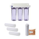 Kit Estágio Extra Carcaças Polipropileno Resina Água Pura