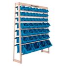 Kit Estante Organizador Com 49 Gavetas Azul 93016 Presto