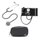 Kit Estetoscópio Littmann + Esfigmo + Case - Cores Variadas Kit Estetoscópio Littmann + Esfigmo + Case - Cores Variadas