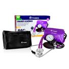Kit estetoscópio rappaport adulto e infantil Com esfigmomanômetro roxo p.a.med ROXO