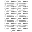 Kit Esticador Para Cabo De Aço Gancho/olhal 3/16'' 3,0001 (Com 25 Unidades) - Nord