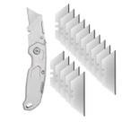 Kit estilete dobravel 6 + 15 lâminas bestfer