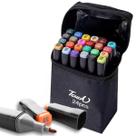 Kit Estojo Canetinhas Ponta Dupla Marcador Permanente Touch 24,48,60, 80,120 Cores