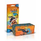 Kit Estojo Duplo Original Escolar Dac Naruto Laranja+ Lápis De Cor Naruto Tris