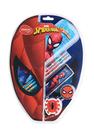 Kit Estojo Lata+Lápis+Borracha+Apontador+Régua+Spiderman 5179 Molin