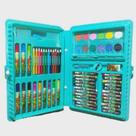 Kit Estojo Maleta Escolar Verde Dinossauro 68 Peças.