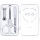 Kit estojo manicure baby cortador unhas tesoura e lixa bebê