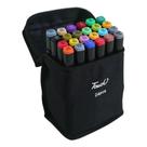 Kit estojo touch 24 cores - canetinhas marca texto coloridas ponta dupla