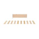 Kit Estrado com Grade para Cama Club House Wood Casatema MadeiraOriginals Marrom/Branco