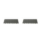 KIT - Estrado Plástico (2 un) 2,5x25x50 Preto - Della Plast