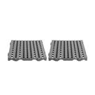 KIT - Estrado Plástico (2 un) 4,5x50x50 Cinza - Della Plast