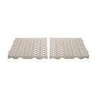Kit - Estrado Plástico (2 Un) 4,5x50x50 Natural - Della Plast