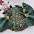 Kit estrela natal verde dourado capa poá supla c/ 12pçs Kit estrela natal verde dourado capa poá supla c/ 12pçs