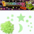 Kit estrelas brilha escuro Fluorescente Neon 108un Starmania