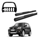 Kit Estribo Oblongo + Quebra Mato Preto Tr4 Todos Os Anos