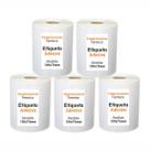 Kit Etiqueta Adesiva Couchê Impressora Térmica 100x75mm 05un