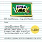 Kit Etiqueta Escolar Personalizada III