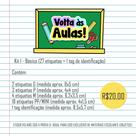 Kit Etiqueta Escolar Personalizada