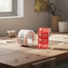 Kit Etiqueta Frágil 500 Un Lacre Inviolável Pratico Couche 1000 Un Milheiro Ifood Delivery