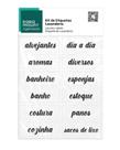 Kit Etiquetas Lavanderia Com 12 Un.