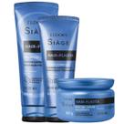 Kit Eudora Siàge Hair-Plastia Shampoo 250ml + Condicionador 200ml + Máscara 250g