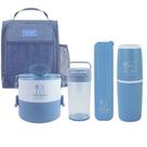 Kit exclusivo completão 5 peças Termica Marmita Garrafa Porta Escova Porta Talhare Jacki Design Luxo