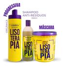 Kit Exclusivo Progressiva Lisoterapia Shampoo Anti-resíduos e Máscara