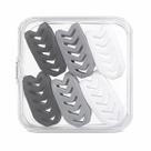 Kit Exercitador Esportivo Gold Sports Muscular Facial Shark Silicone Alimentício 6pçs 3 Intensidades