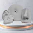 Kit Expositor - Orelha Oval / Nariz / Umbigo- Branco