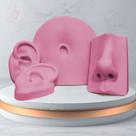 Kit Expositor - Orelha Oval / Nariz / Umbigo - Rosa