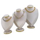 Kit Expositores Busto Lança Fita Papel Offwhite 3 Tamanhos P M G