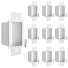Kit extensor de caixa de tomada elétrica BestMounts, pacote com 10