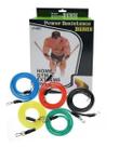 Kit Extensor Elástico 11 Peças Exercício Fitness Pilates Kit Extensor Elástico 11 Peças Exercício Fitness Pilates