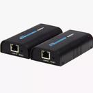 * Kit Extensor Hdmi Até 120m 1 Unico Cabo De Rede Cat5 Cat6!