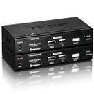 Kit extensor KVM TrendNet TK-EX4 - USB - via Cabo de Rede - Estenda teclado, mouse até 100 metros Kit extensor KVM TrendNet TK-EX4 - USB - via Cabo de Rede - Estenda teclado, mouse até 100 metros