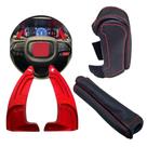 Kit Extensor Paddle Shift E Capas Couro Câmbio Automático E Freio Toro Pulse Argo Cronos E Strada