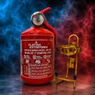 Kit Extintor Abc 1kg 5 Anos Fiat Com Suporte Veicular