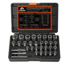 Kit extrator de parafusos Coobeast, removedor de parafusos e porcas, conjunto de 32 unidades Kit extrator de parafusos Coobeast, removedor de parafusos e porcas, conjunto de 32 unidades
