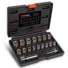 Kit extrator de parafusos THINKWORK Conjunto de soquetes extratores de nozes de 18 peças